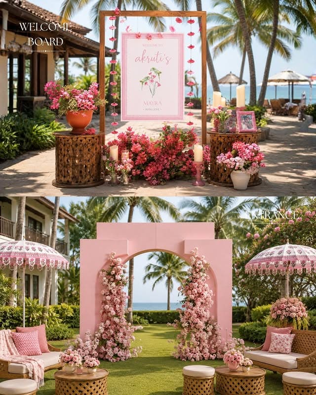 Beach Wedding Welcome & Entrance