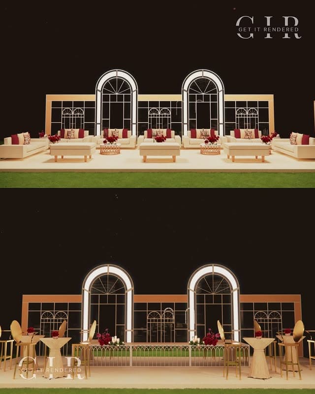 Elegant Lounge Seating
