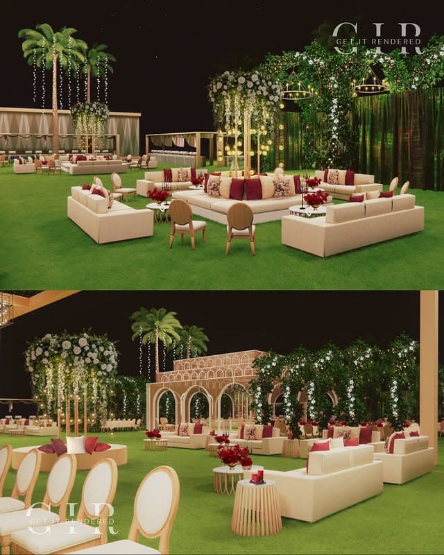 Garden Lounge Setup