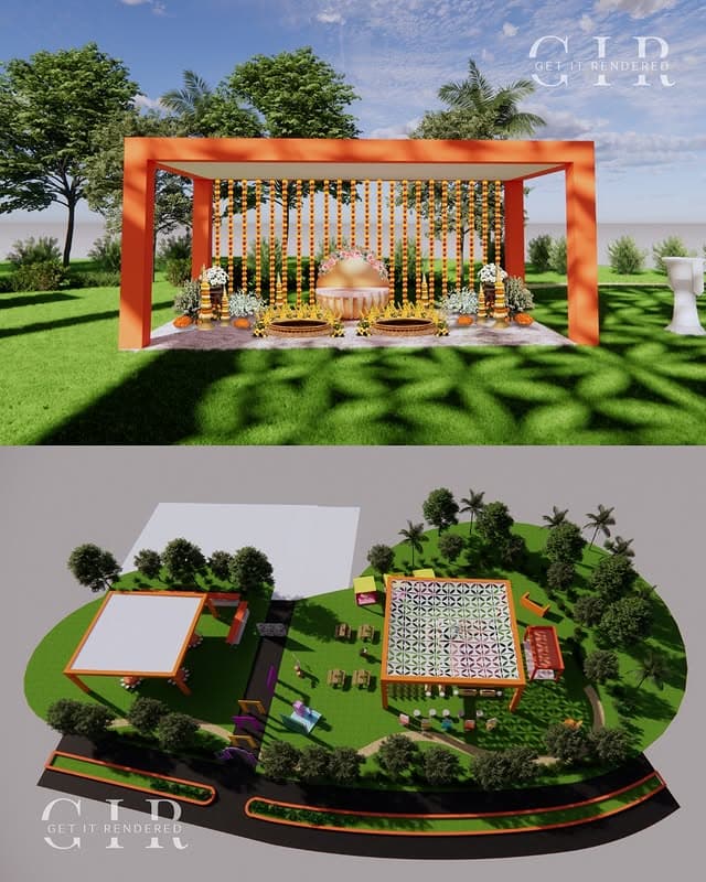 Size-Based Technical Render