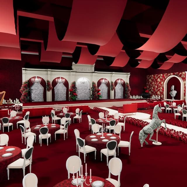 Red Reception Hall